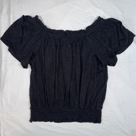 We The Free Black Off Shoulder Top - Picture 5 of 7